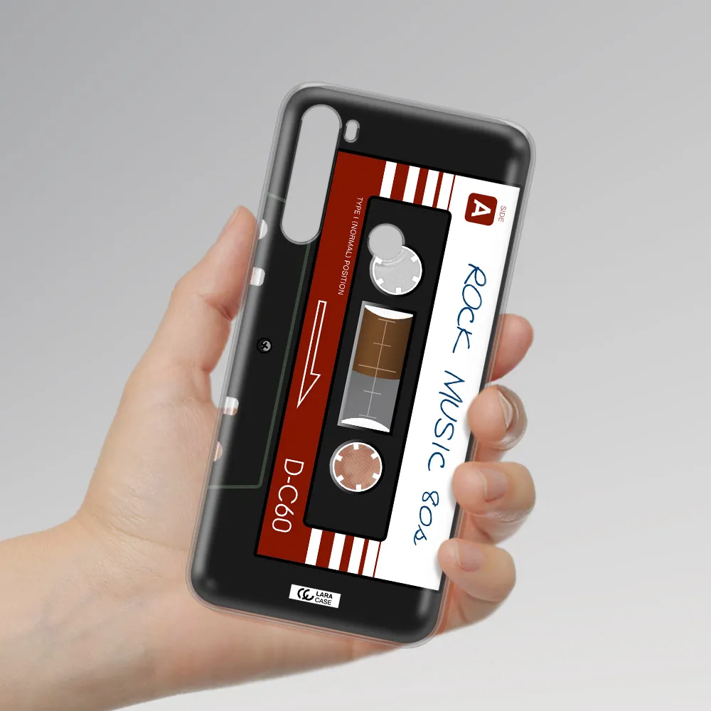 Ruck Music Cassette Xiaomi Note 8 Clear TPU Case