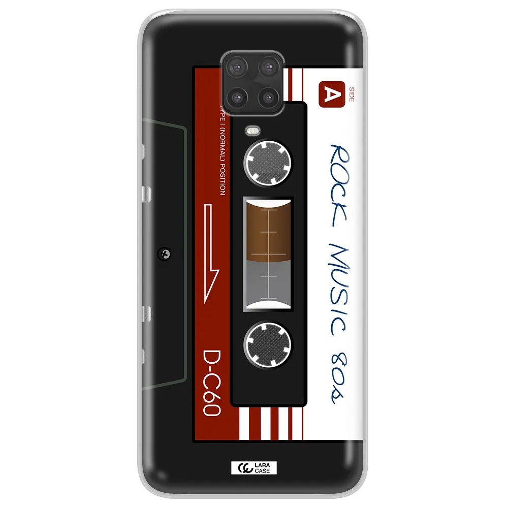 Ruck Music Cassette Xiaomi Note 9 Pro Clear TPU Case