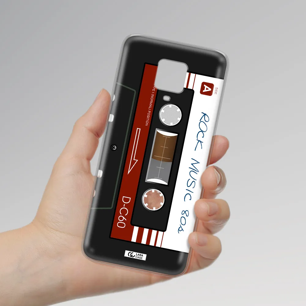 Ruck Music Cassette Xiaomi Note 9 Pro Clear TPU Case