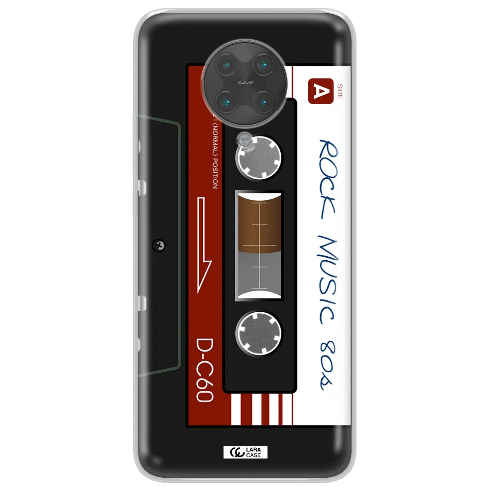 Ruck Music Cassette Xiaomi Poco F2 Pro Clear TPU Case