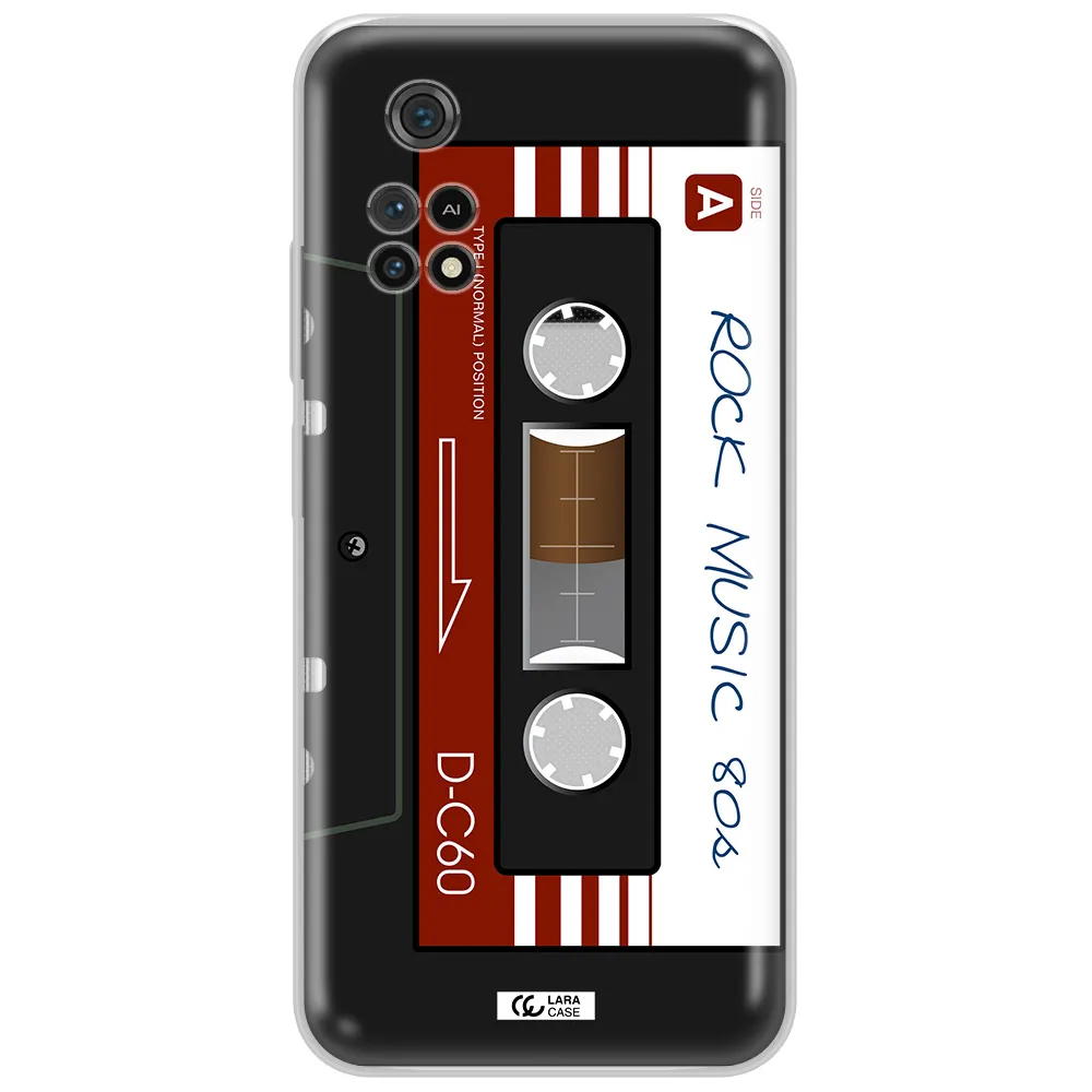Ruck Music Cassette Xiaomi Poco M4 Pro 4G Clear Tpu Case