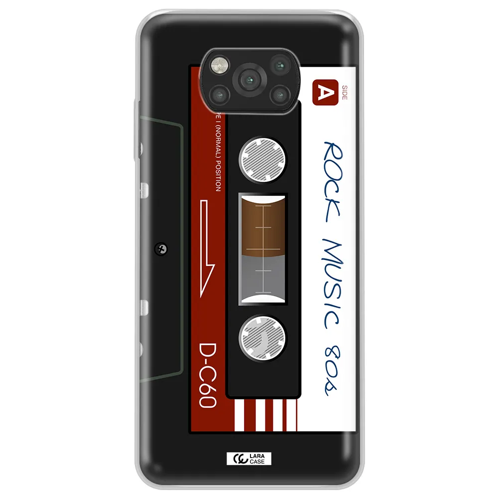 Ruck Music Cassette Xiaomi Poco X3 Clear TPU Case
