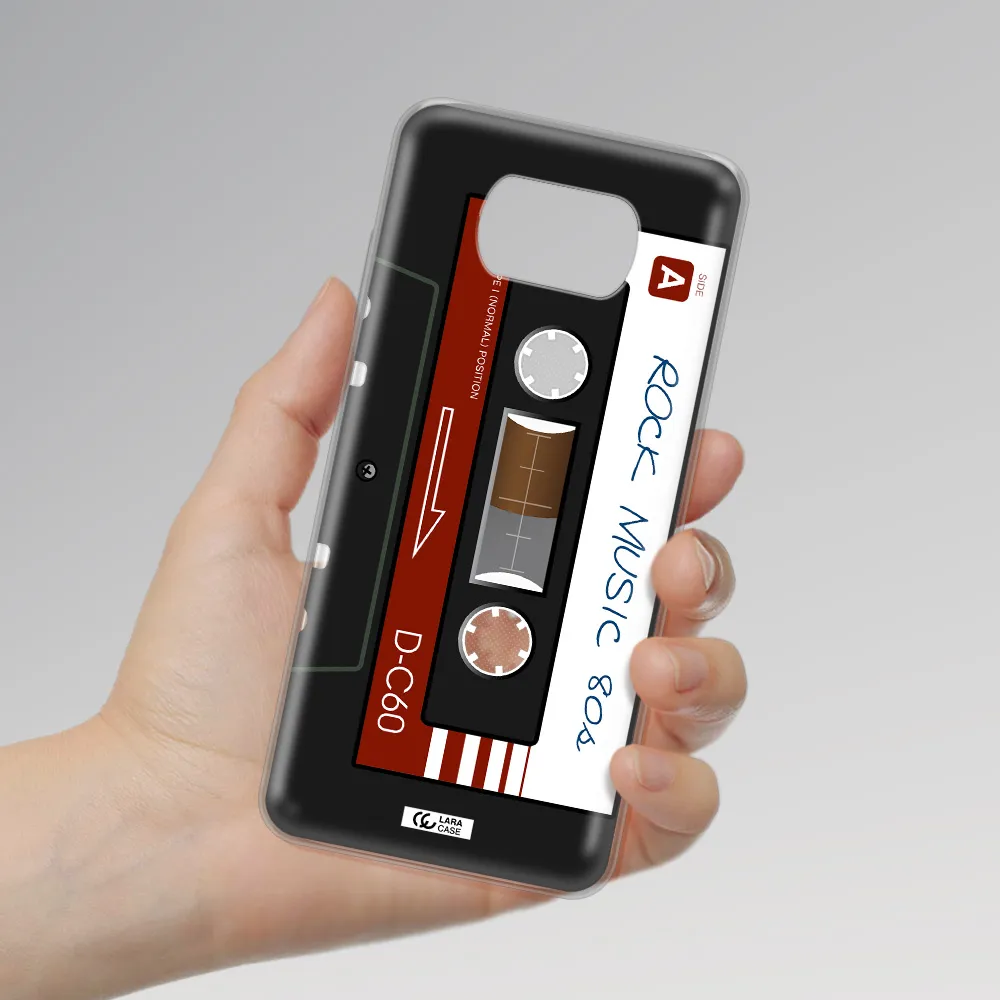 Ruck Music Cassette Xiaomi Poco X3 Clear TPU Case