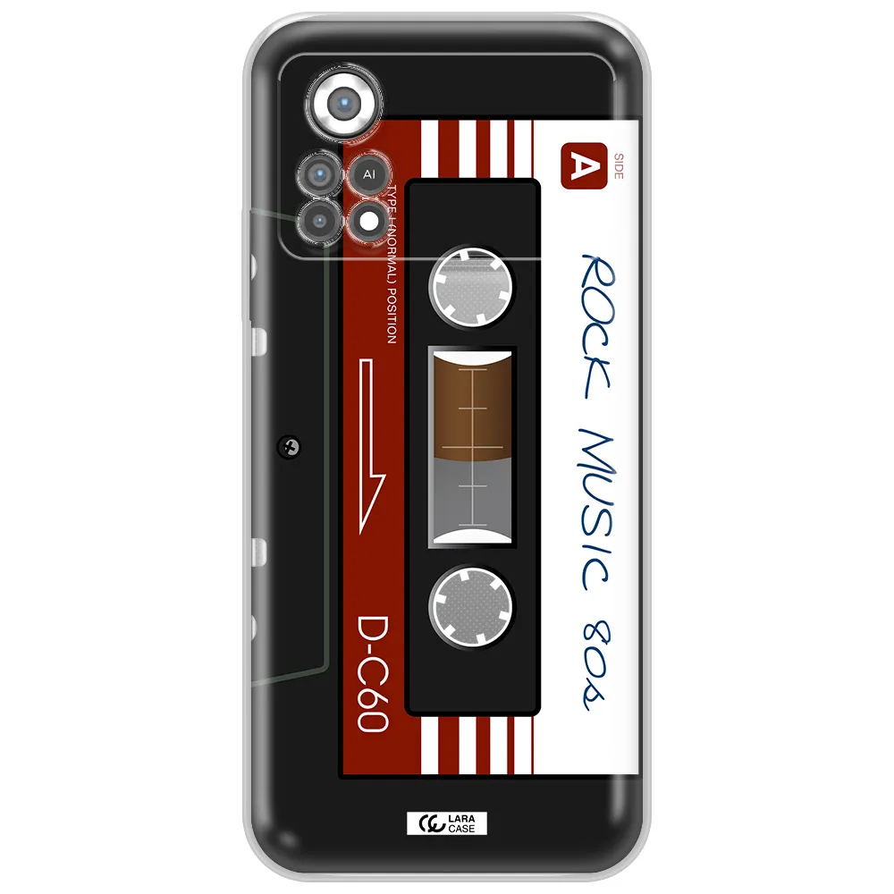 Ruck Music Cassette Xiaomi Poco X4 Pro Clear TPU Case