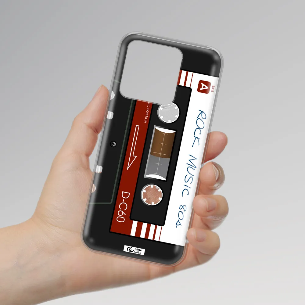 Ruck Music Cassette Xiaomi Redmi 10A Clear TPU Case