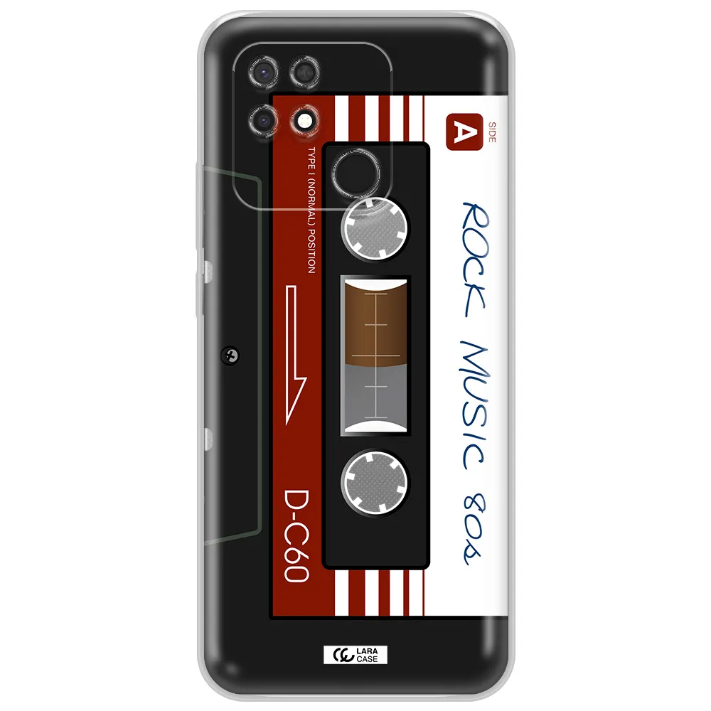 Ruck Music Cassette Xiaomi Redmi 10C Clear TPU Case