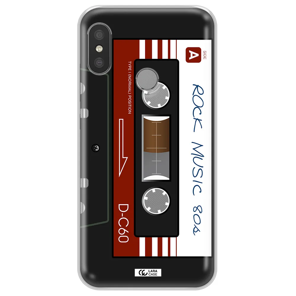 Ruck Music Cassette Xiaomi Redmi 6 Pro Clear TPU Case