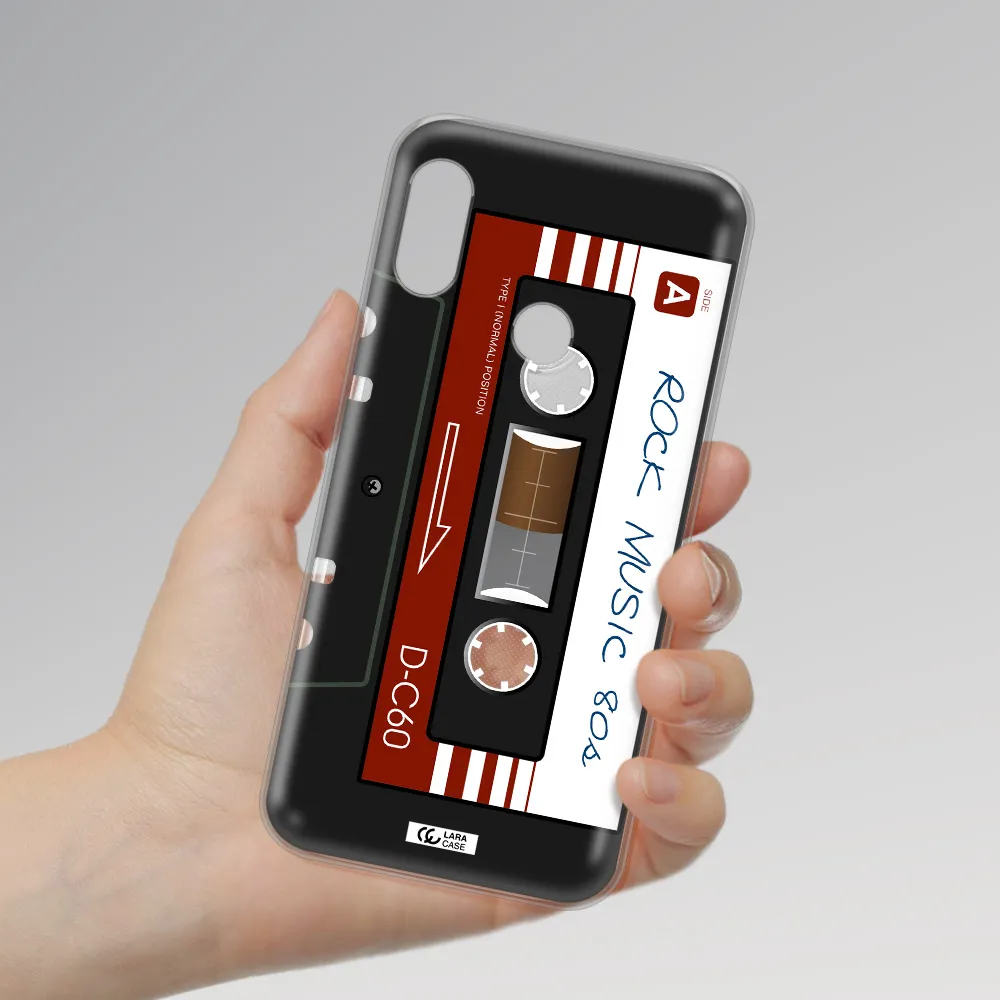 Ruck Music Cassette Xiaomi Redmi 6 Pro Clear TPU Case