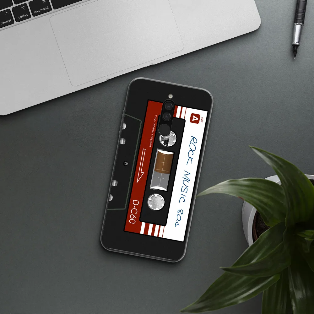Ruck Music Cassette Xiaomi Redmi 8 Clear Tpu Case
