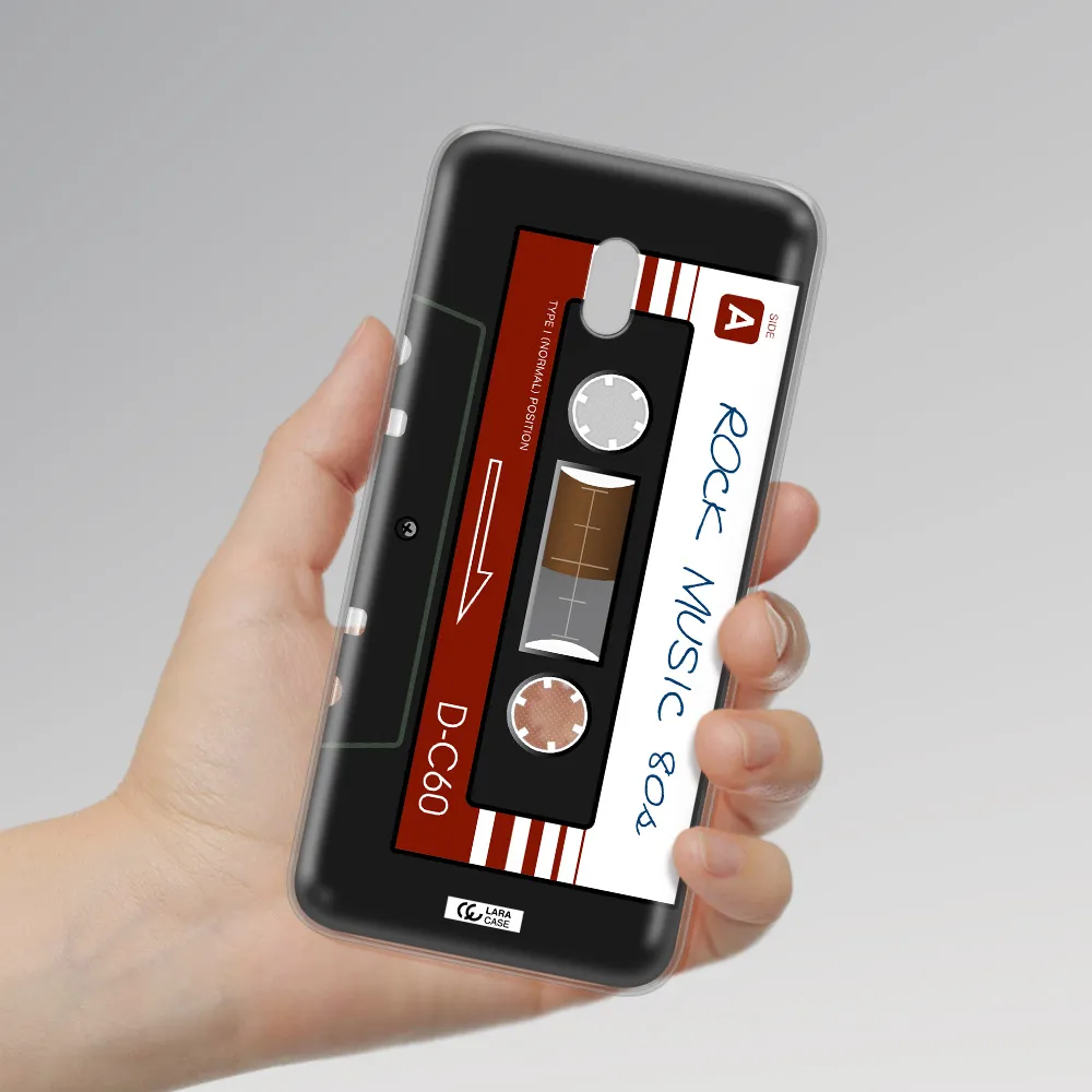 Ruck Music Cassette Xiaomi Redmi 8A Clear TPU Case