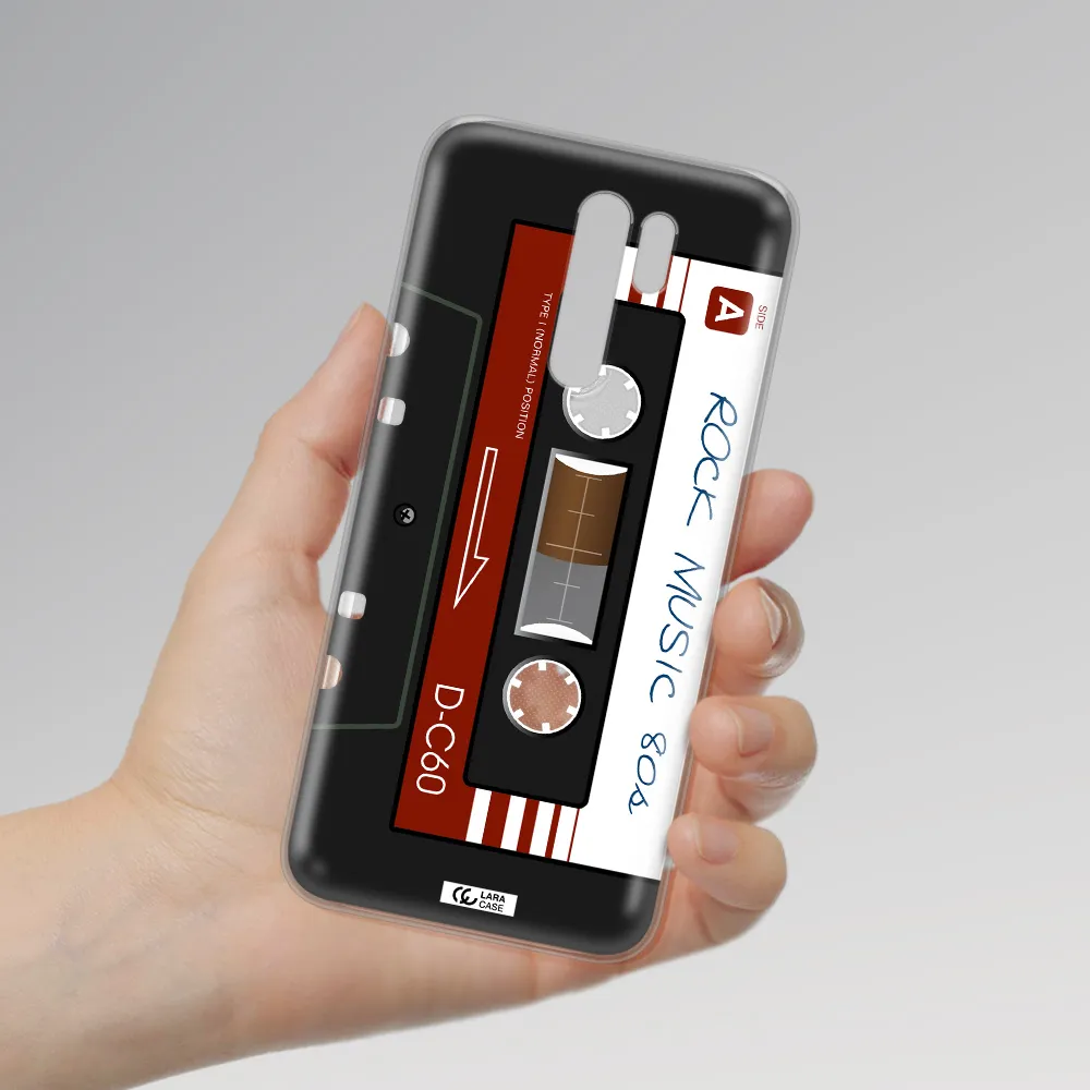 Ruck Music Cassette Xiaomi Redmi 9 Clear TPU Case
