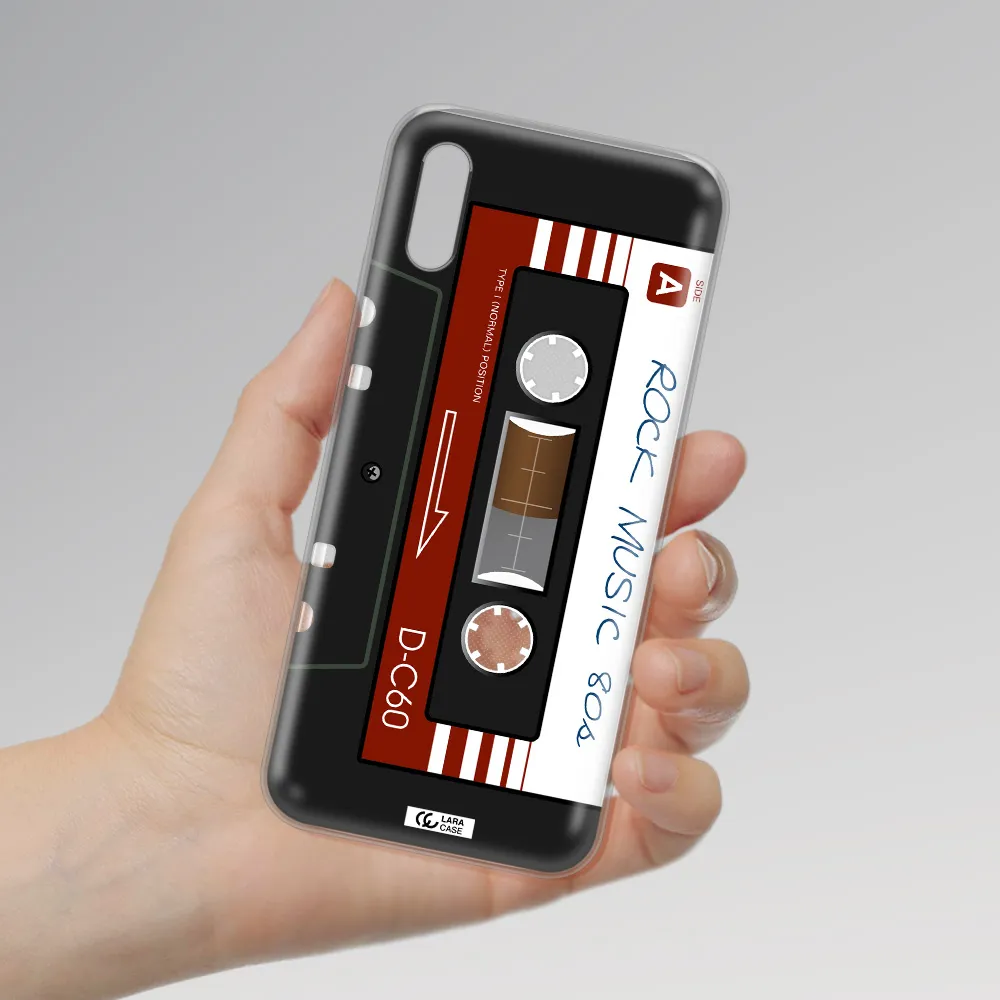 Ruck Music Cassette Xiaomi Redmi 9A Clear TPU Case