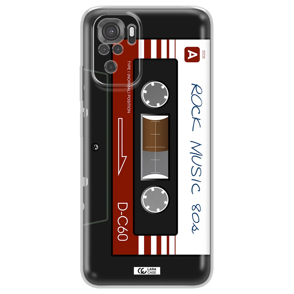 Ruck Music Cassette Xiaomi Redmi Note 10S Clear Tpu Case