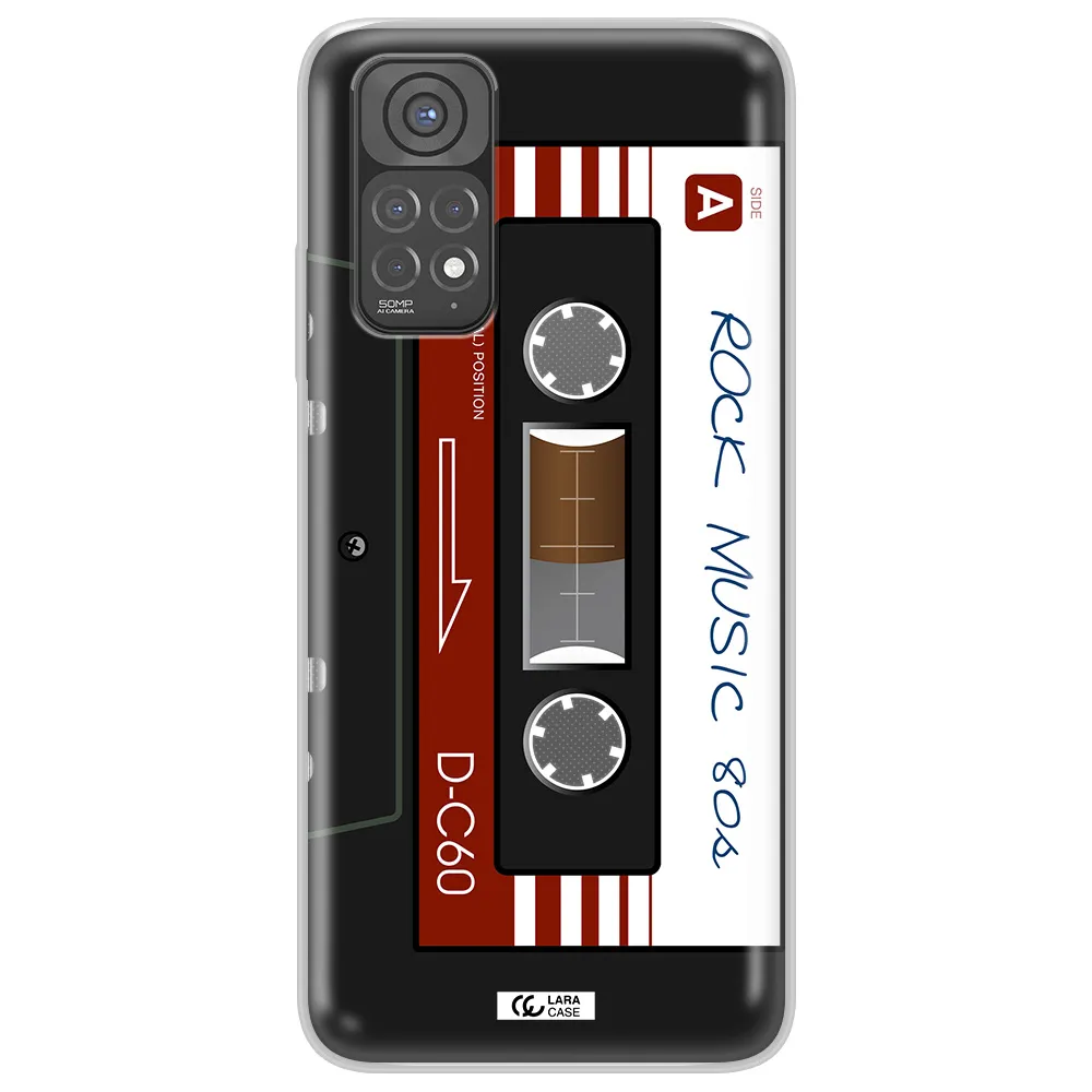 Ruck Music Cassette Xiaomi Redmi Note 11 Clear TPU Case