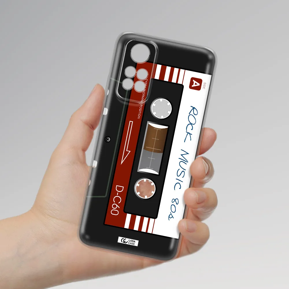 Ruck Music Cassette Xiaomi Redmi Note 11S Clear Tpu Case