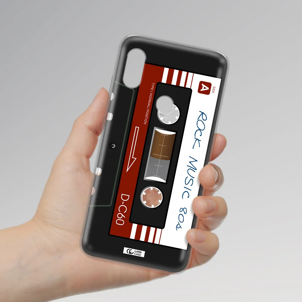 Ruck Music Cassette Xiaomi Redmi Note 6 Pro Clear TPU Case
