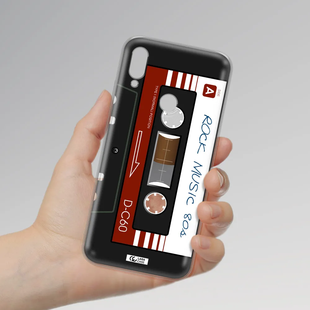 Ruck Music Cassette Xiaomi Redmi Note 7 Clear TPU Case