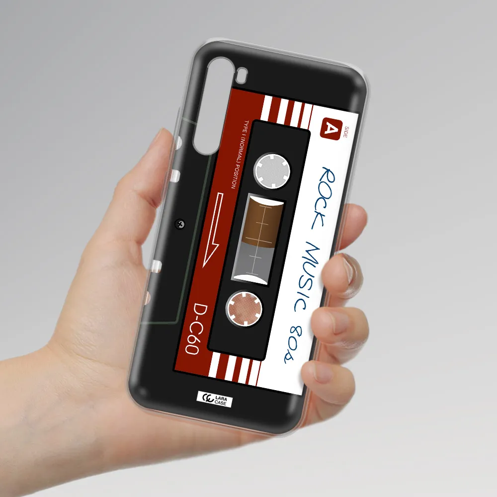 Ruck Music Cassette Xiaomi Redmi Note 8T Clear Tpu Case