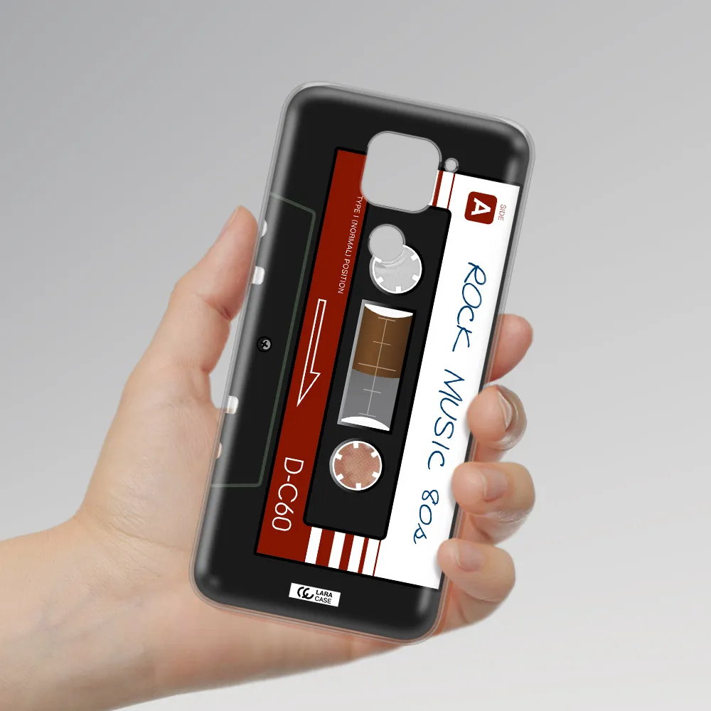 Ruck Music Cassette Xiaomi Redmi Note 9 Clear TPU Case