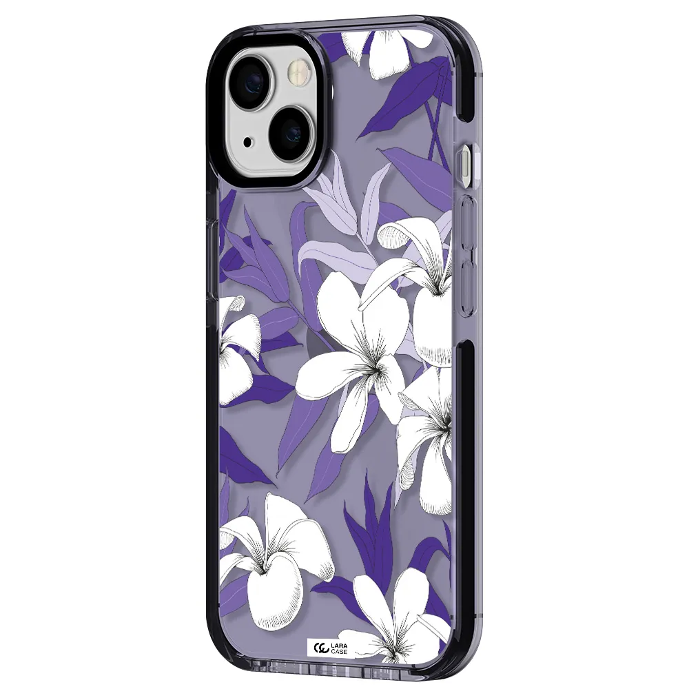 Purple Flower Apple iPhone 13 impact Lilac Case
