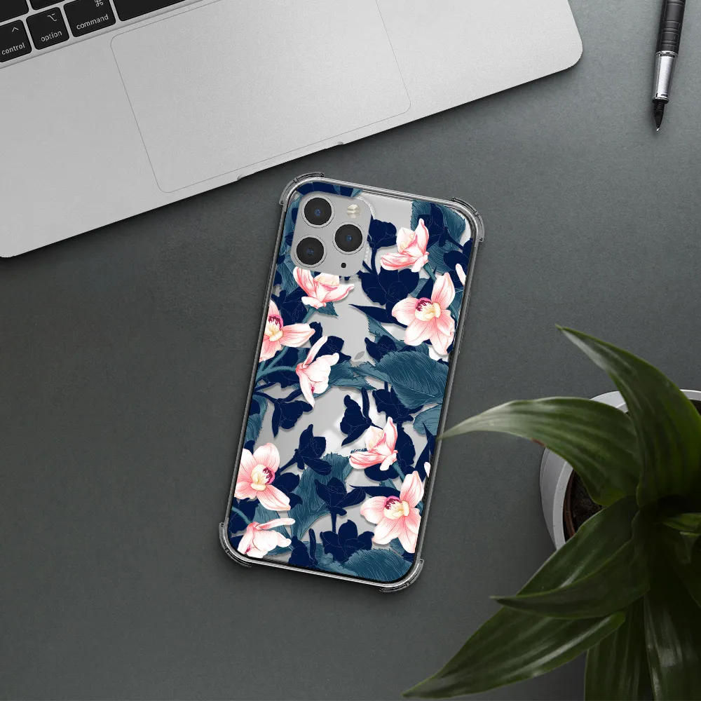Orchid Apple iPhone 11 pro Clear PC Case