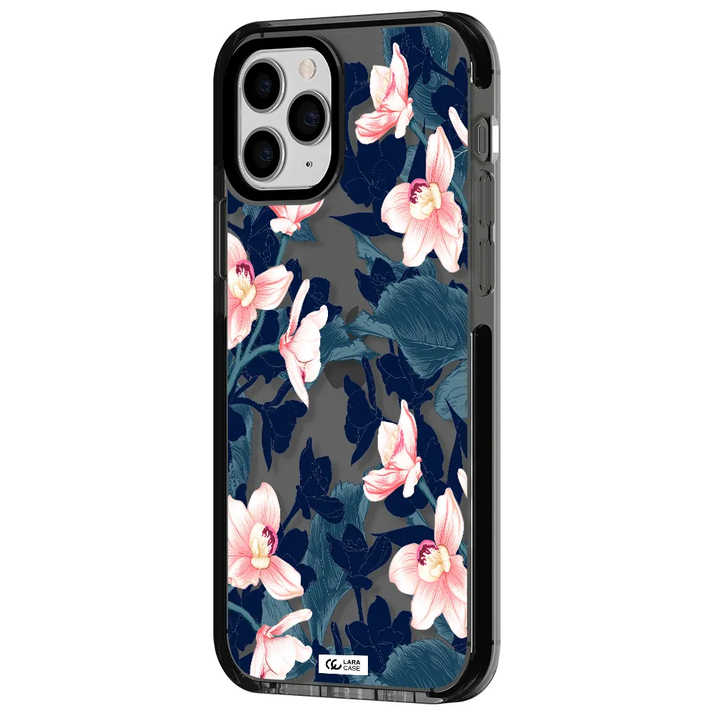Orchid Apple iPhone 11 pro max impact Smoke Black Case