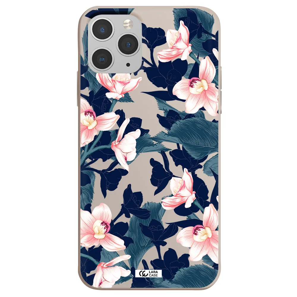 Orchid Apple iPhone 11 pro Silicone Stone Case