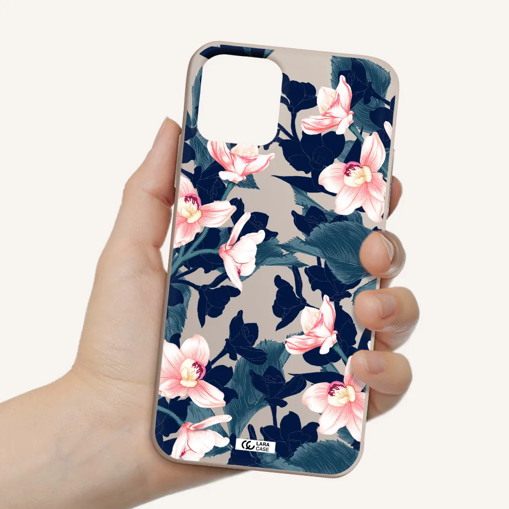 Orchid Apple iPhone 11 pro Silicone Stone Case