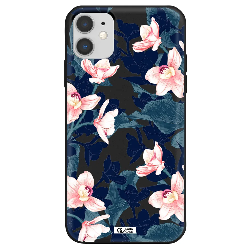 Orchid Apple iPhone 11 Silicone black Case