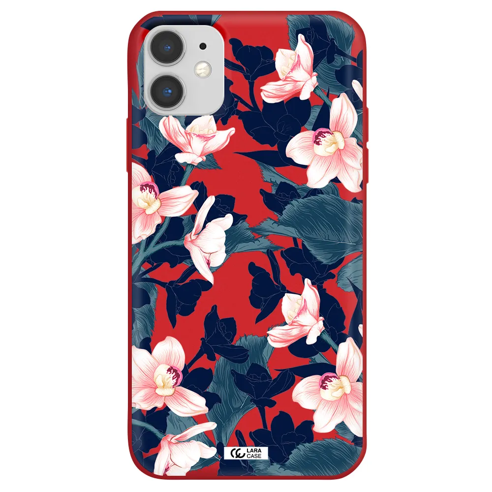 Orchid Apple iPhone 11 Silicone Imperial Red Case