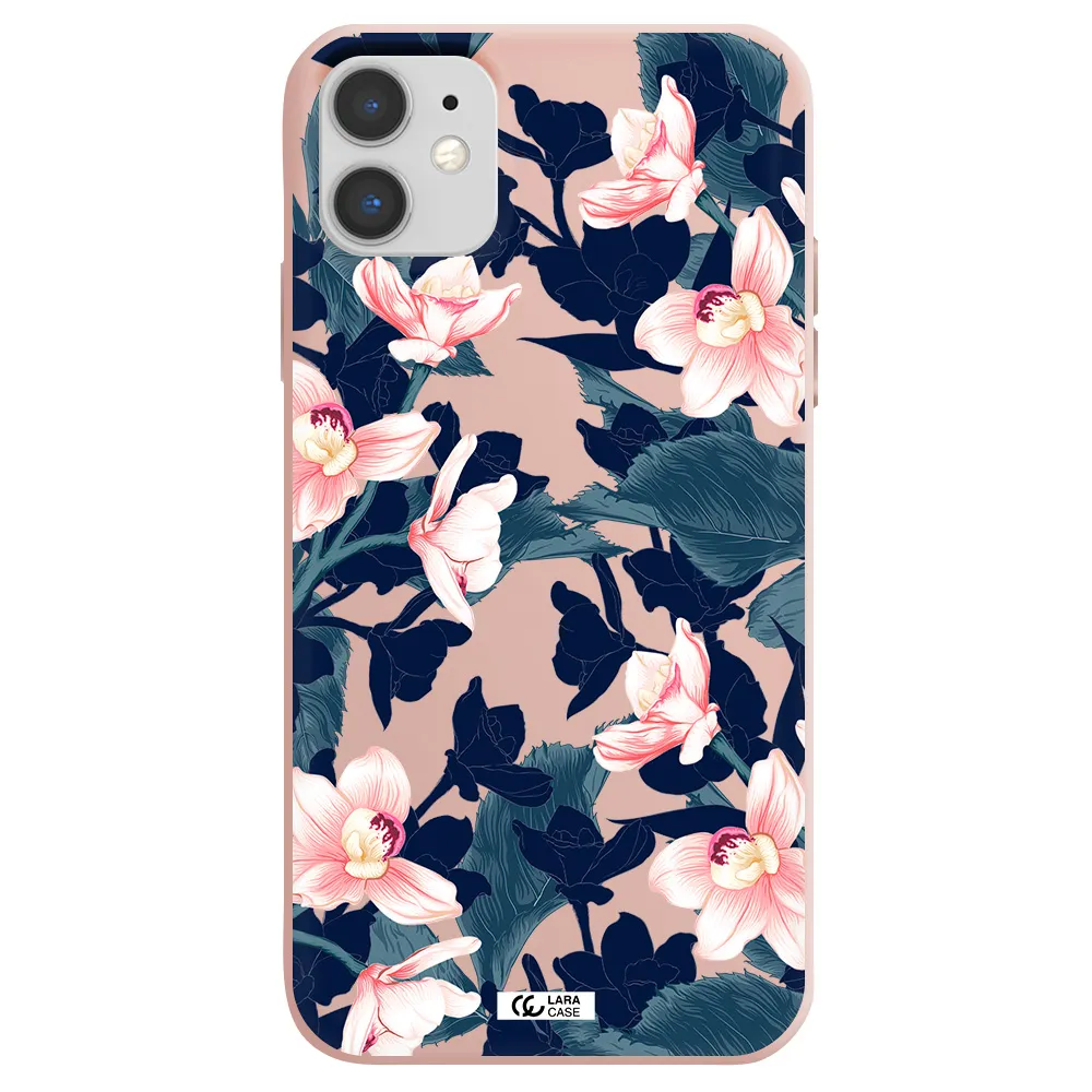 Orchid Apple iPhone 11 Silicone pastel pink Case