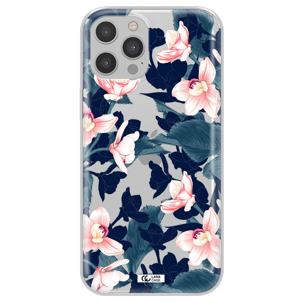 Orchid Apple iPhone 12 pro max Clear TPU Case
