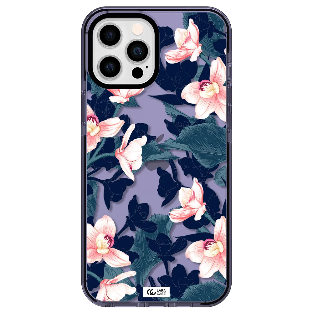 Orchid Apple iPhone 12 pro max impact Lilac Case