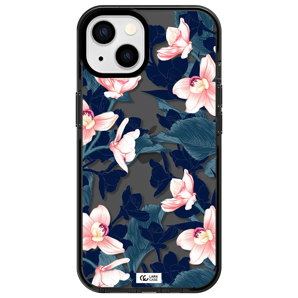 Orchid Apple iPhone 13 impact Smoke Black Case