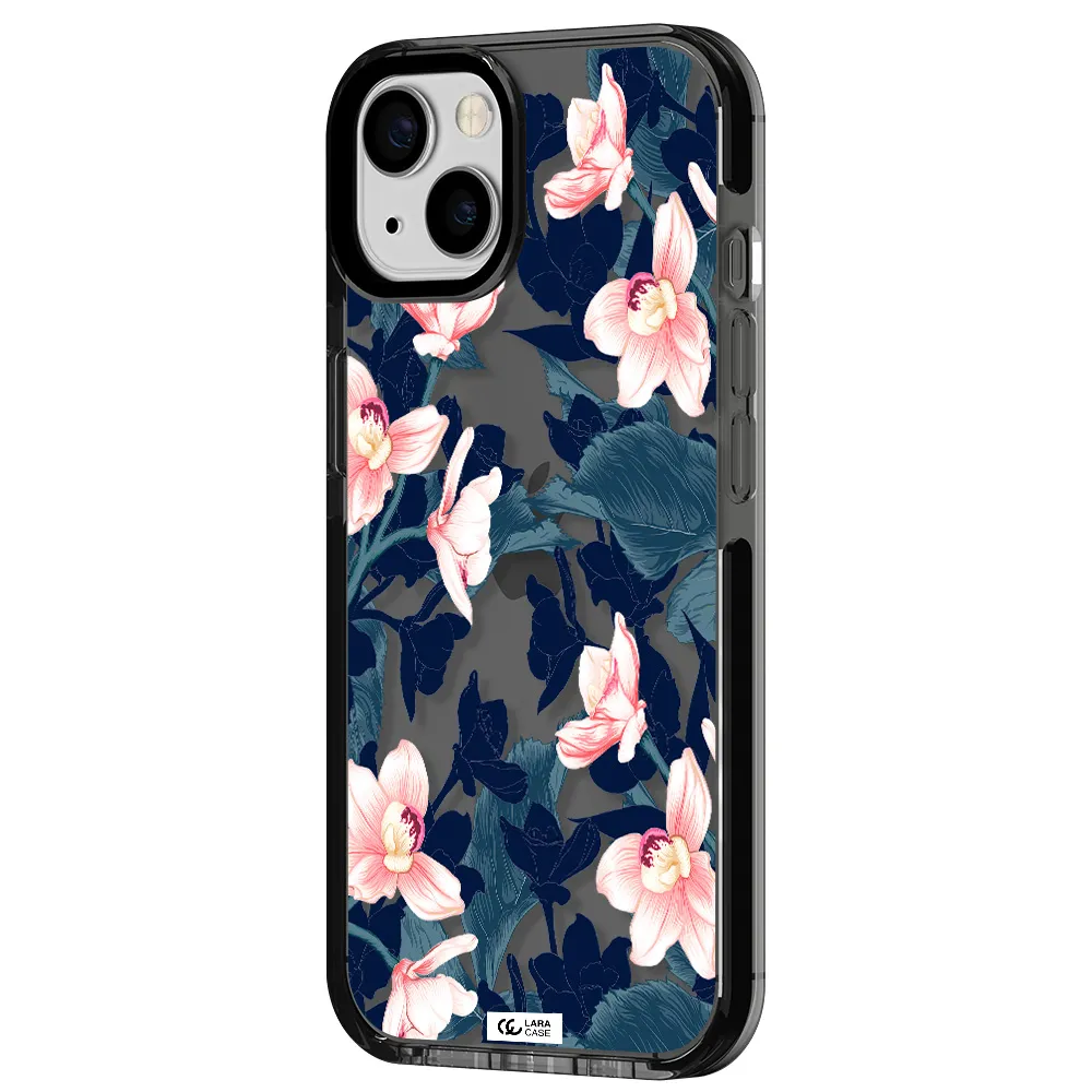 Orchid Apple iPhone 13 impact Smoke Black Case