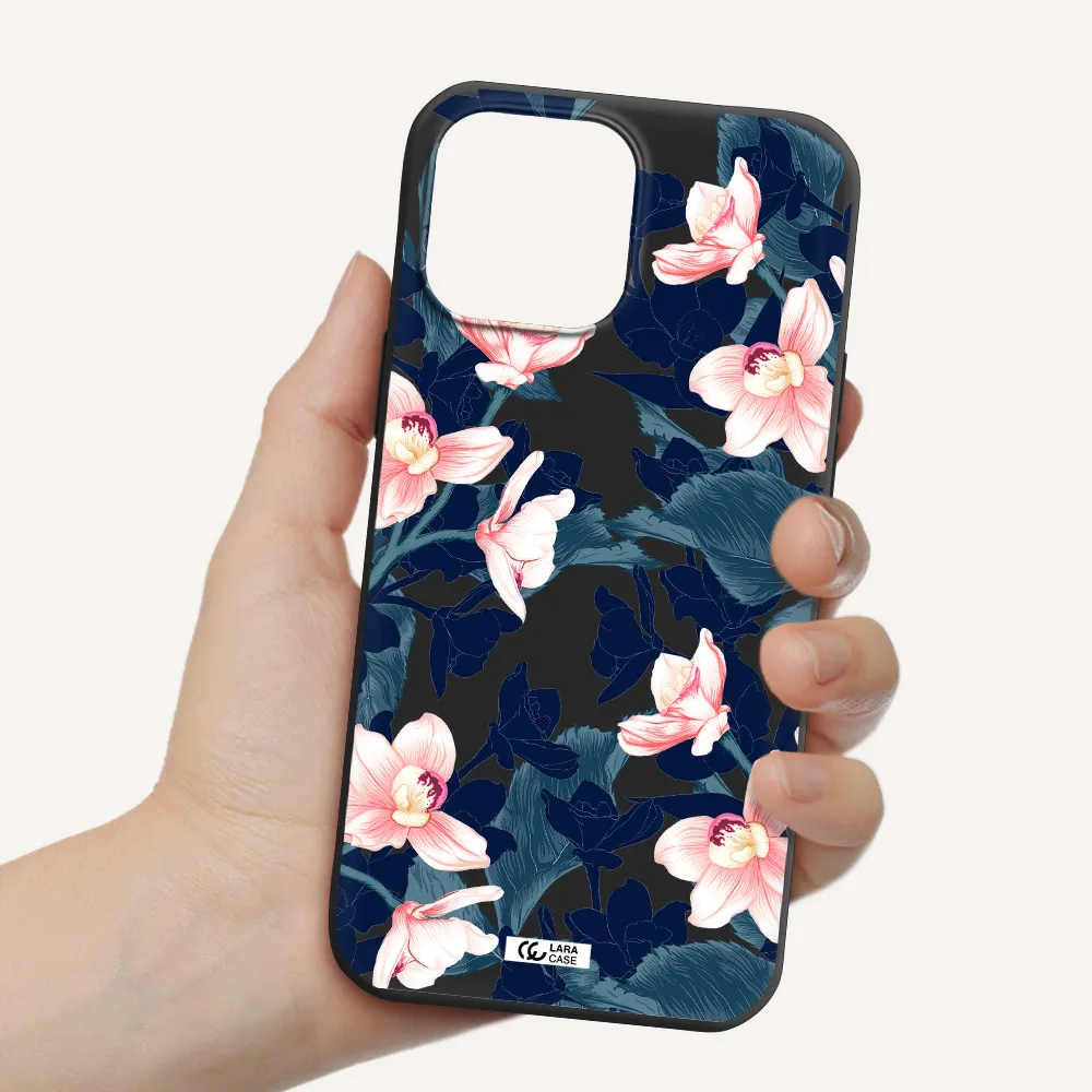 Orchid Apple iPhone 13 Pro Silicone black Case