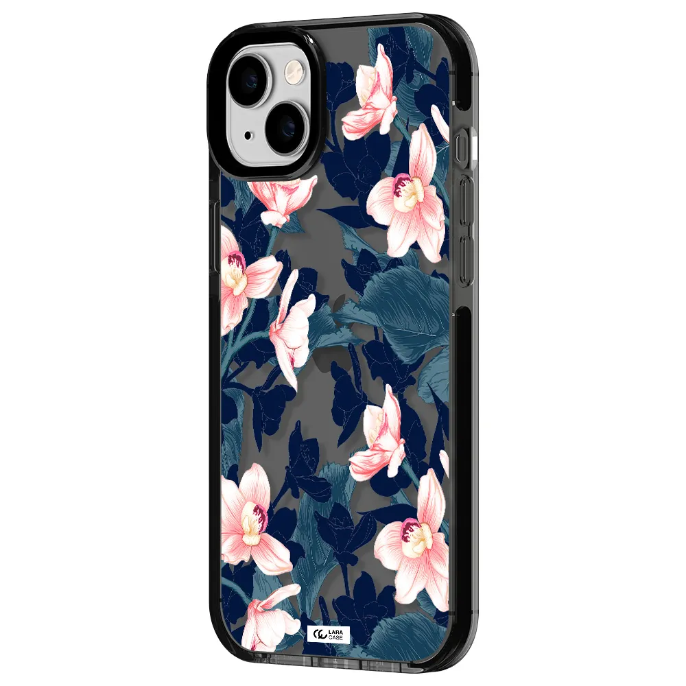 Orchid Apple iPhone 14 plus impact Smoke Black Case