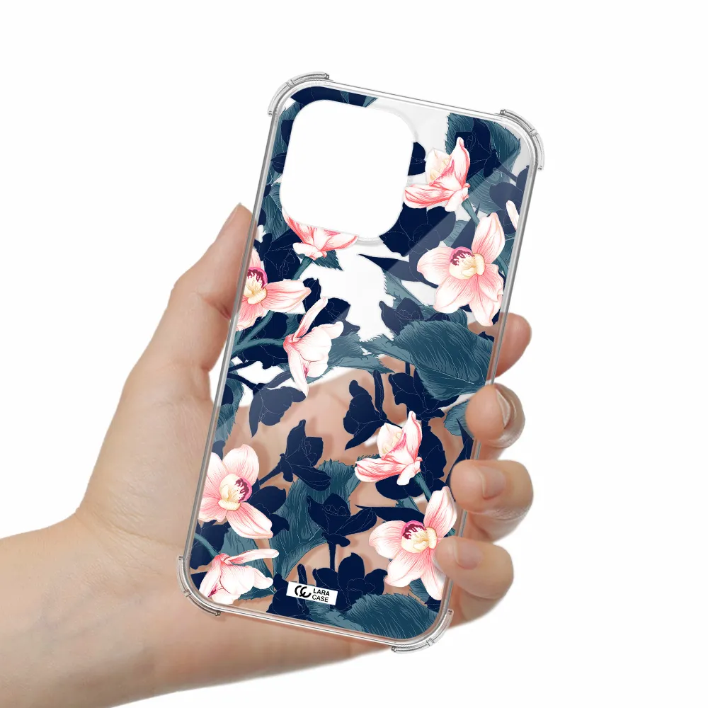 Orchid Apple iPhone 14 pro Clear PC Case