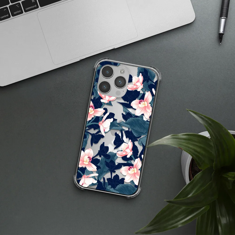 Orchid Apple iPhone 14 pro Clear PC Case