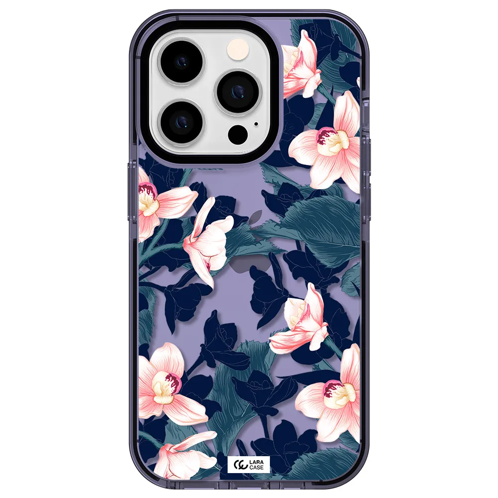 Orchid Apple iPhone 14 pro impact Lilac Case