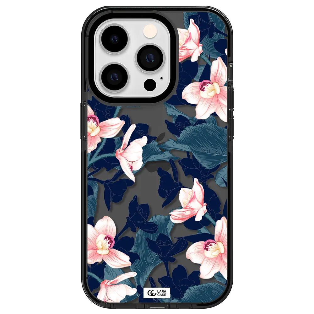 Orchid Apple iPhone 14 pro impact Smoke Black Case