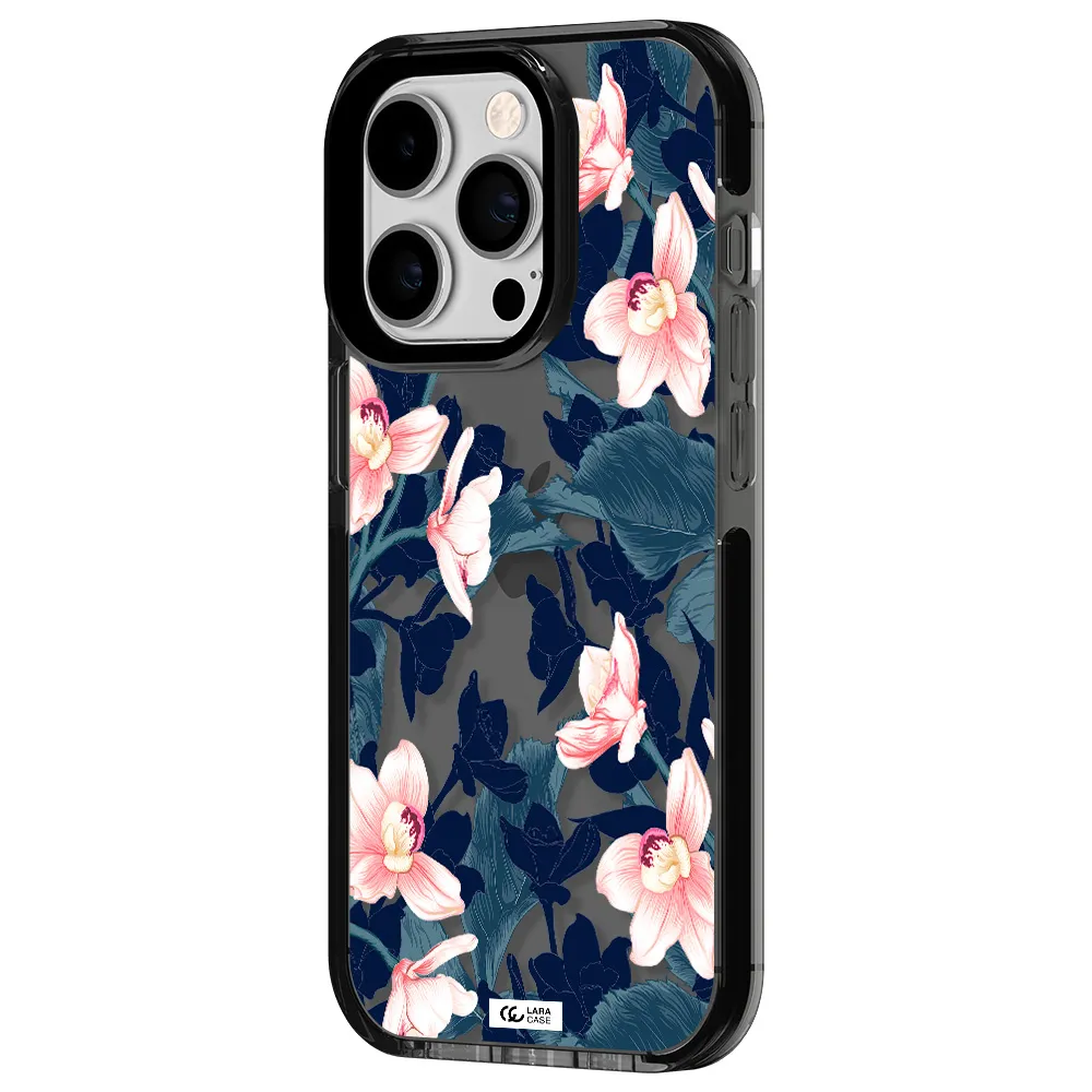 Orchid Apple iPhone 14 pro impact Smoke Black Case