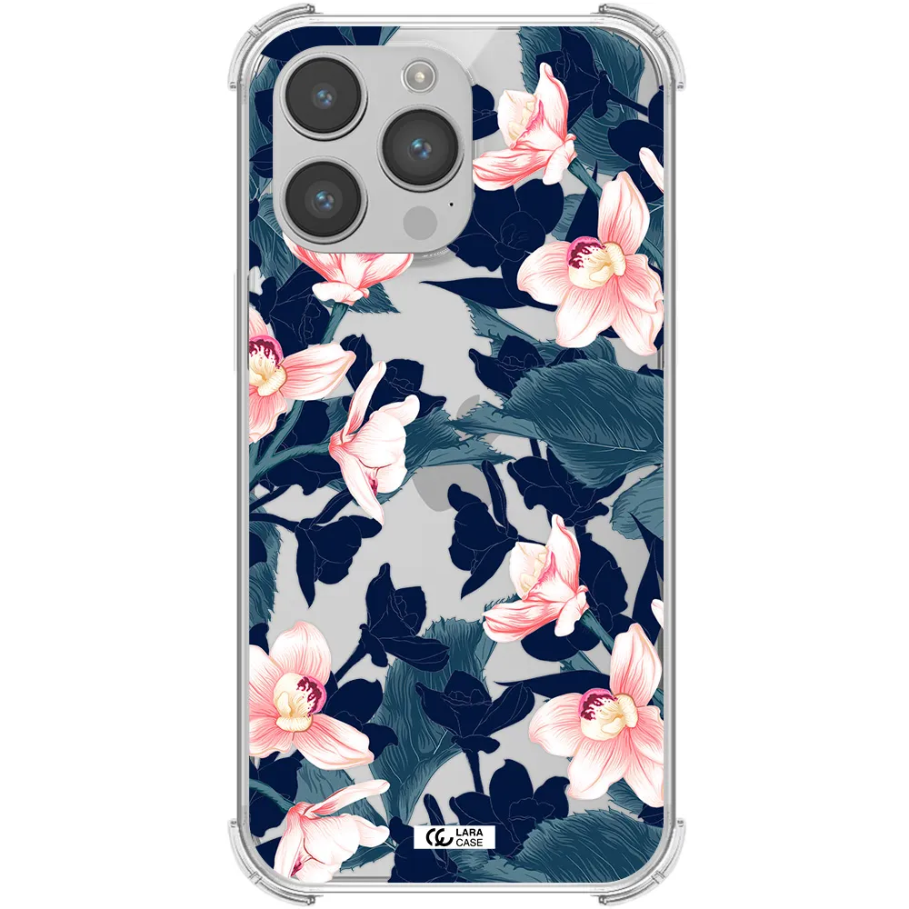 Orchid Apple iPhone 14 pro max Clear PC Case