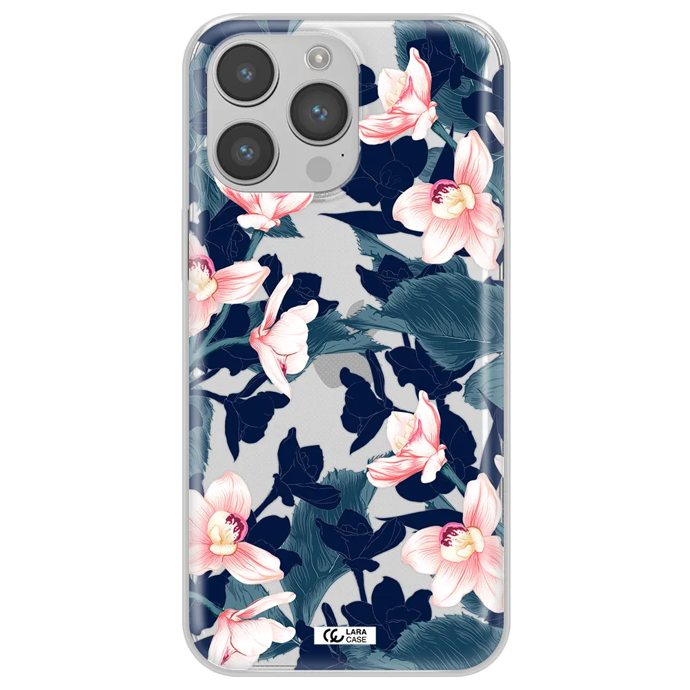 Orchid Apple iPhone 14 pro max Clear TPU Case