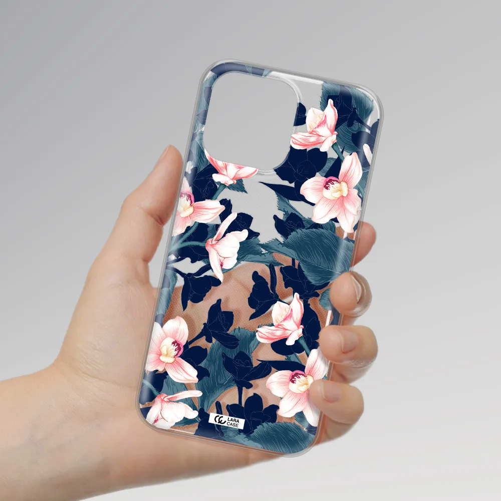 Orchid Apple iPhone 14 pro max Clear TPU Case
