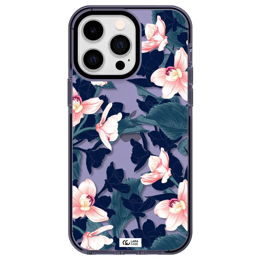 Orchid Apple iPhone 14 pro max impact Lilac Case