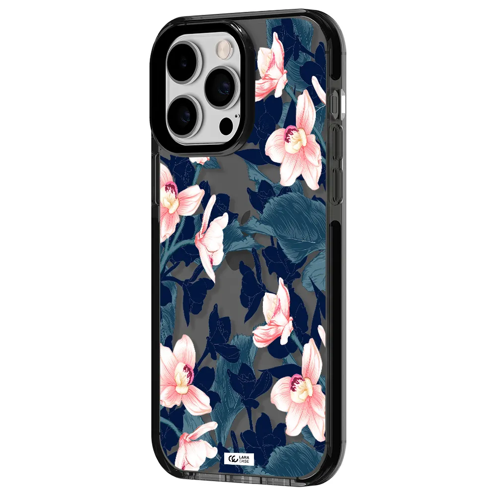 Orchid Apple iPhone 15 Pro impact Smoke Black Case
