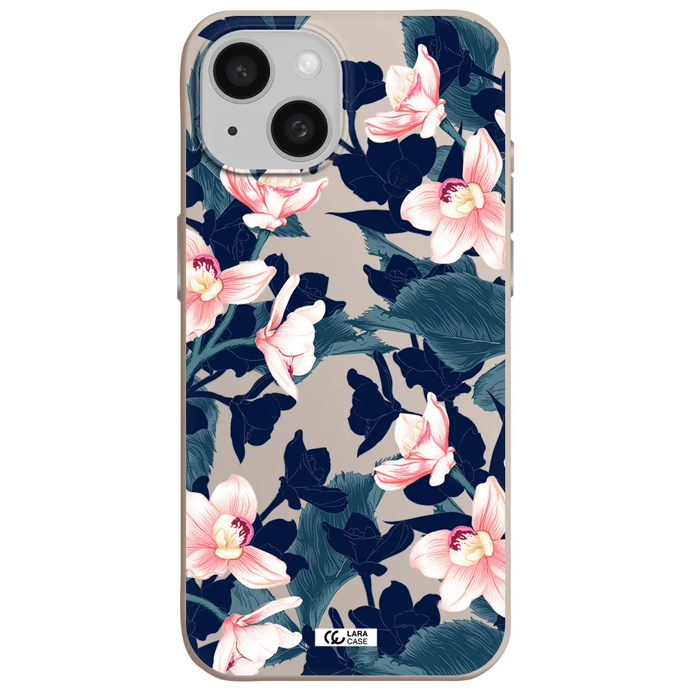 Orchid Apple iPhone 15 Silicone Stone Case