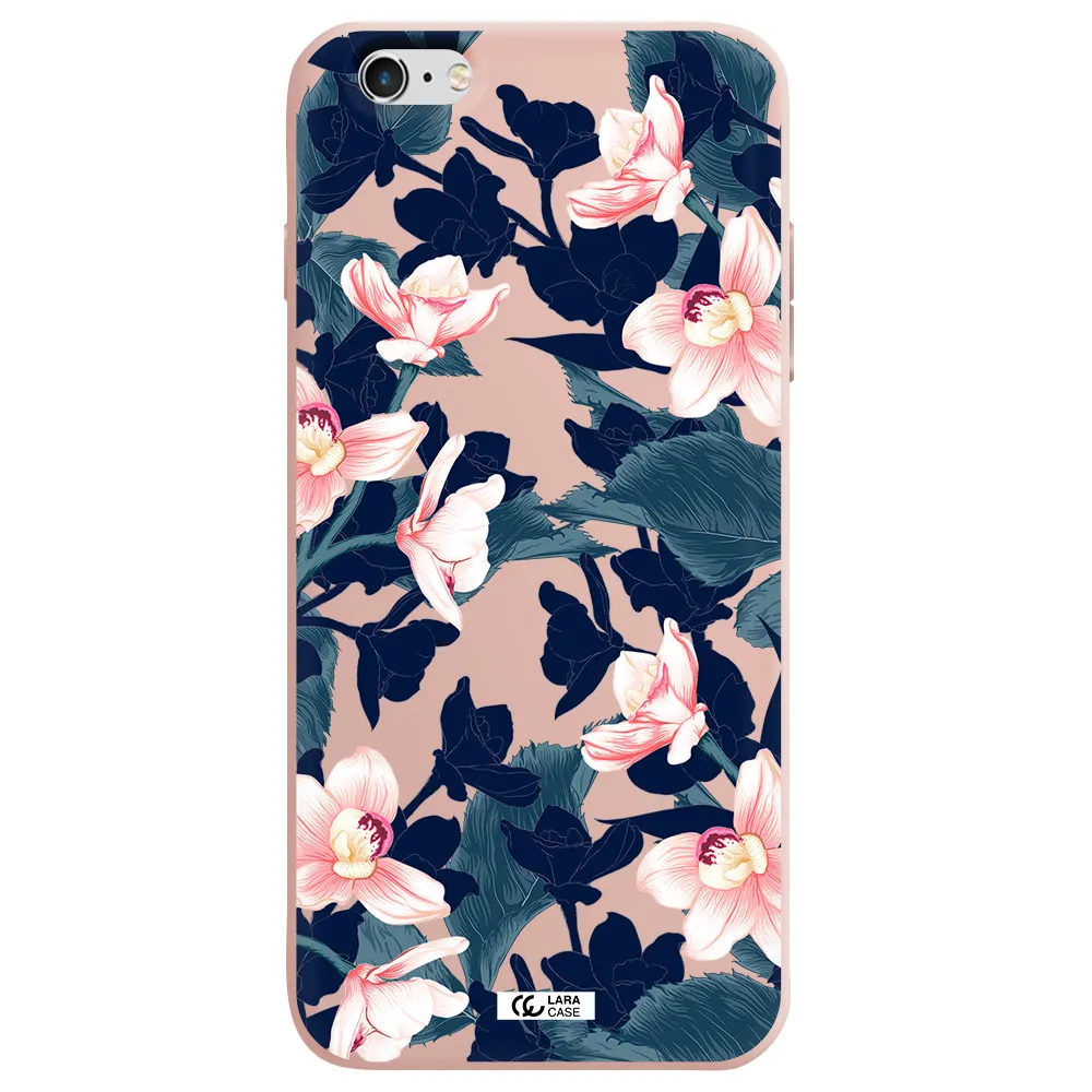 Orchid Apple iPhone 6 plus Silicone pastel pink Case