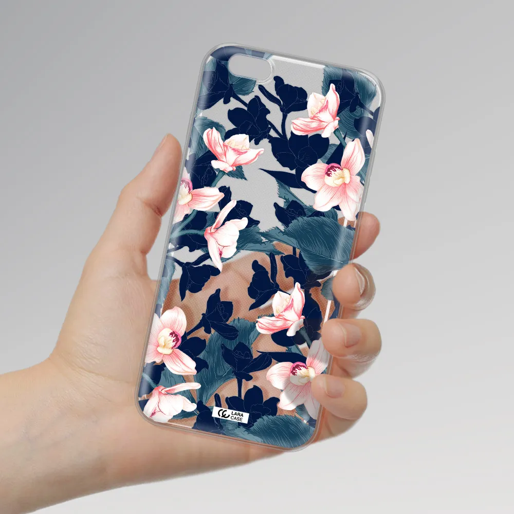 Orchid Apple iPhone 6 s plus Clear TPU Case